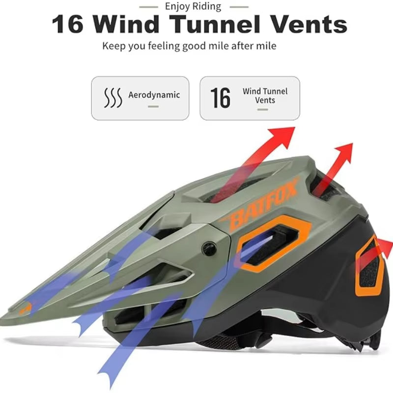 Professional MTB Cycling Helmet - Integrally Molded for Enhanced Safety and Performance