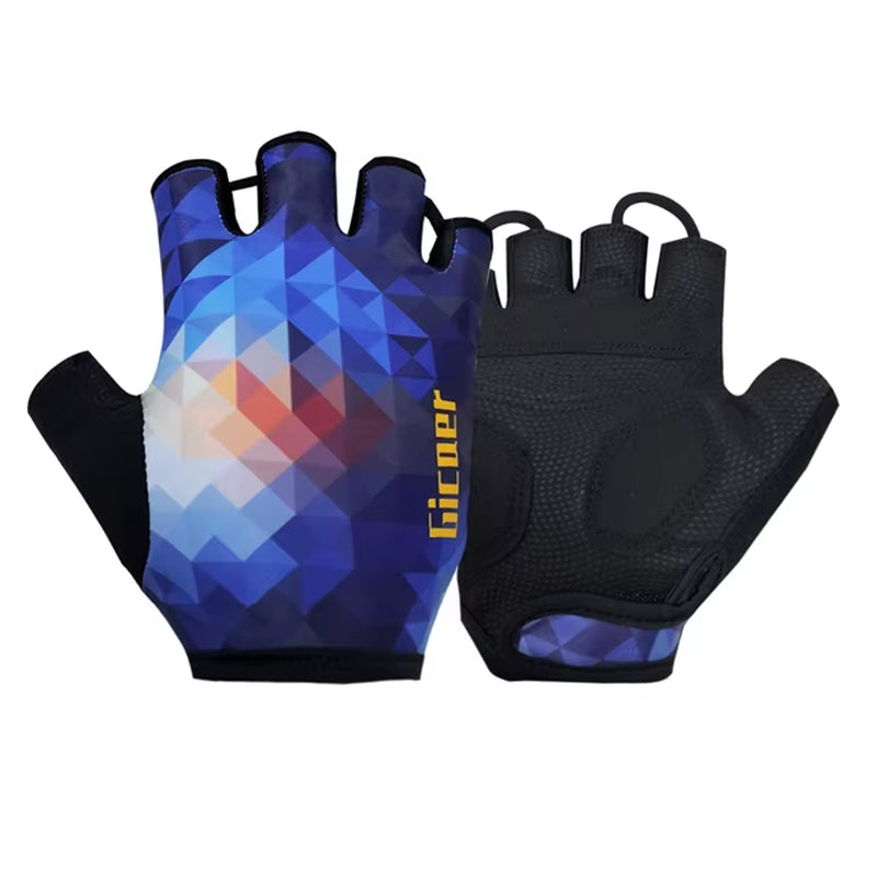 Pro Team 2026 Men's Breathable Cycling Gloves - Half Finger Anti-Slip MTB Bicycle Gloves for Road Cycling in UAE and Italy
