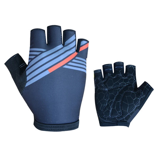 Pro Team 2026 Men's Breathable Cycling Gloves - Half Finger Anti-Slip MTB Bicycle Gloves for Road Cycling in UAE and Italy