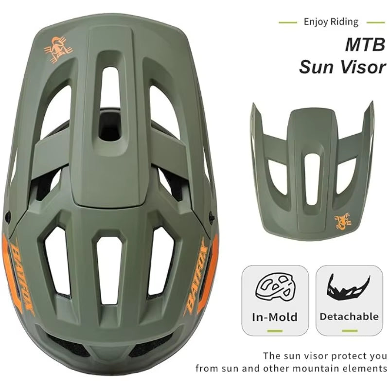 Professional MTB Cycling Helmet - Integrally Molded for Enhanced Safety and Performance