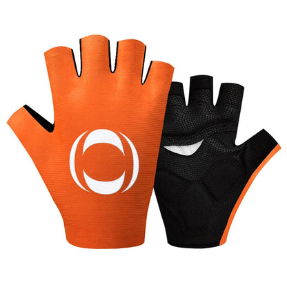 Pro Team 2026 Men's Breathable Cycling Gloves - Half Finger Anti-Slip MTB Bicycle Gloves for Road Cycling in UAE and Italy