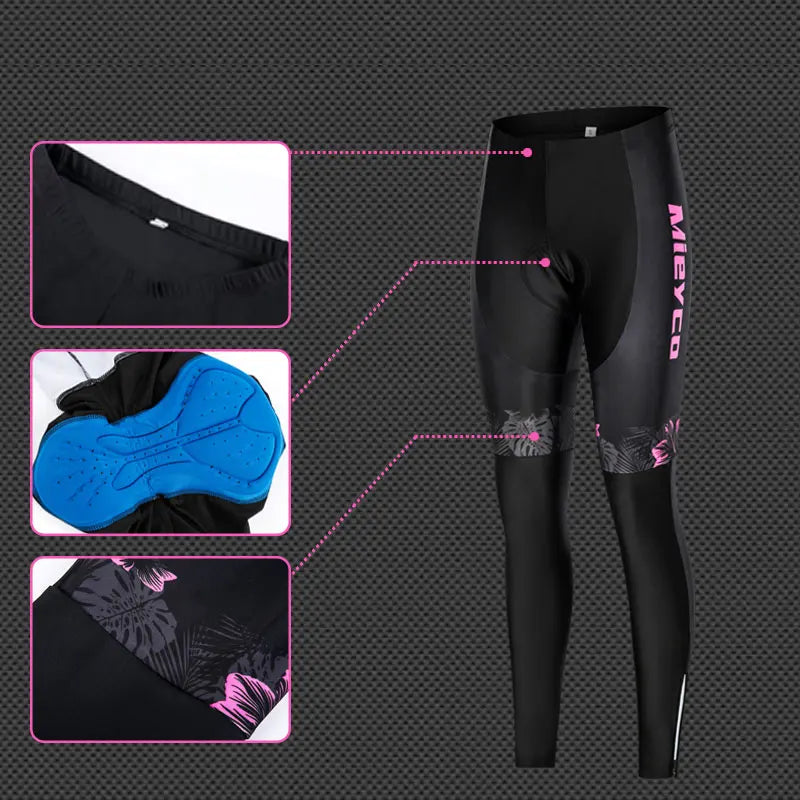 Women's Anti-UV Spring Cycling Set - Polyester Bicycle Apparel and Jersey for Cycling