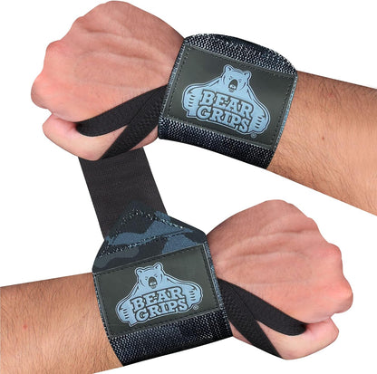 Professional Weightlifting Wrist Wraps | Extra Strength Gym Straps | Available in 12” & 18” | Two Wraps per Pack | Suitable for Men & Women