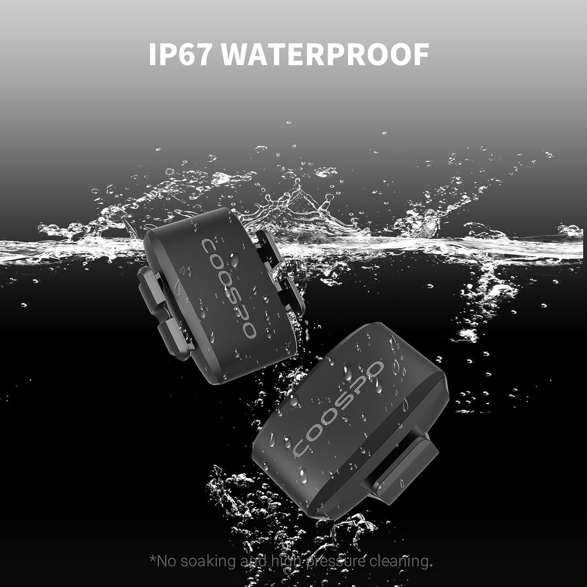 BK9 Speed and Cadence Sensor for Indoor and Outdoor Cycling - Bluetooth 5.0 and ANT+ Wireless RPM Sensor
