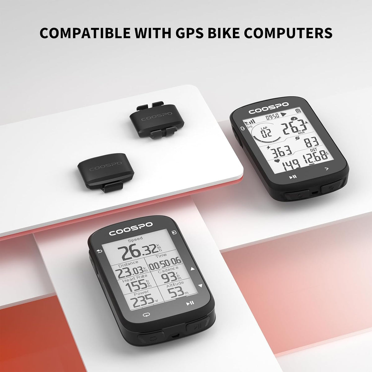 BK9 Speed and Cadence Sensor for Indoor and Outdoor Cycling - Bluetooth 5.0 and ANT+ Wireless RPM Sensor