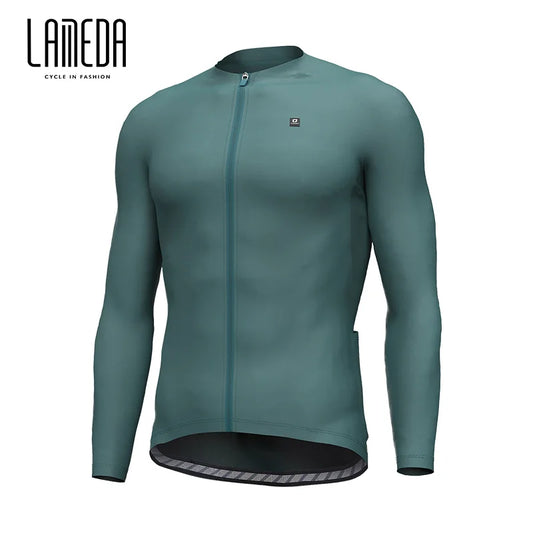 Lameda Men's Long Sleeve Cycling Jersey - Quick Dry and Breathable Spring/Summer Cycling Apparel
