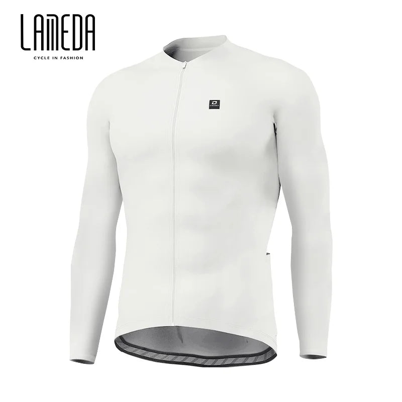 Lameda Men's Long Sleeve Cycling Jersey - Quick Dry and Breathable Spring/Summer Cycling Apparel