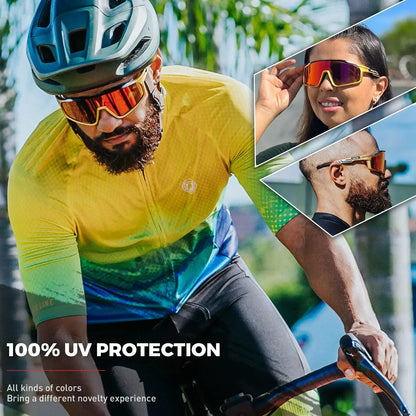 Polarized UV400 Cycling Sunglasses for Men and Women - Outdoor Sports Eyewear and Goggles