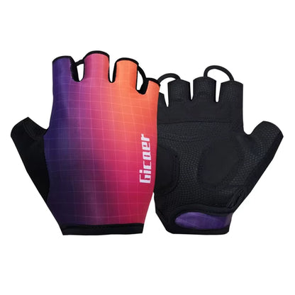 Pro Team 2026 Men's Breathable Cycling Gloves - Half Finger Anti-Slip MTB Bicycle Gloves for Road Cycling in UAE and Italy