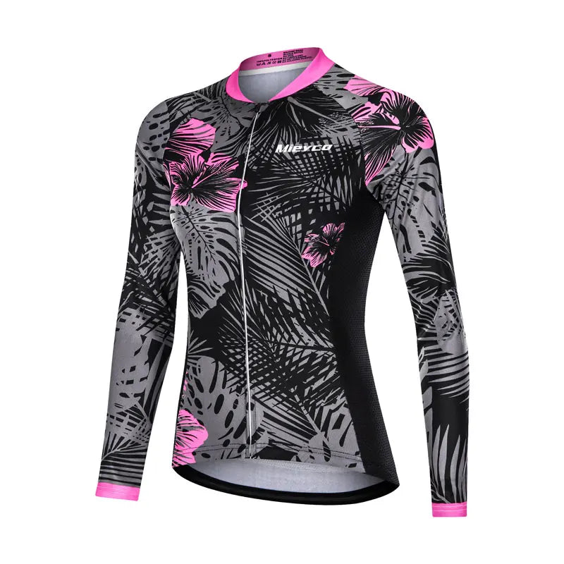 Women's Anti-UV Spring Cycling Set - Polyester Bicycle Apparel and Jersey for Cycling