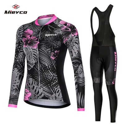 Women's Anti-UV Spring Cycling Set - Polyester Bicycle Apparel and Jersey for Cycling