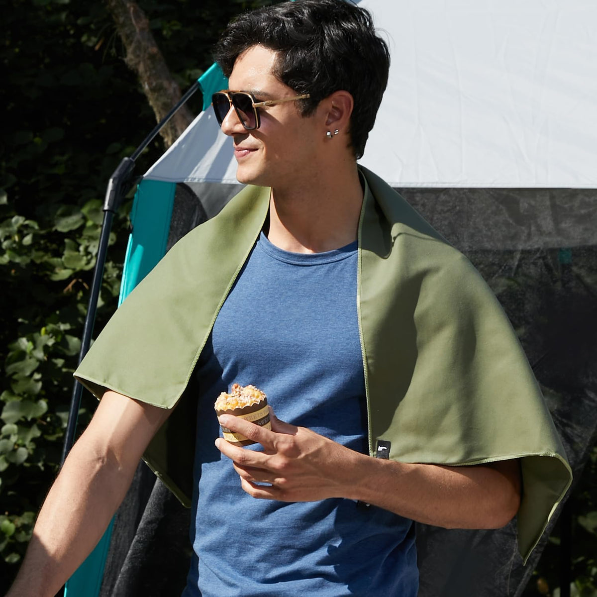 Microfiber Towel Quick Dry Camping & Travel & Gym Towel. Compact
