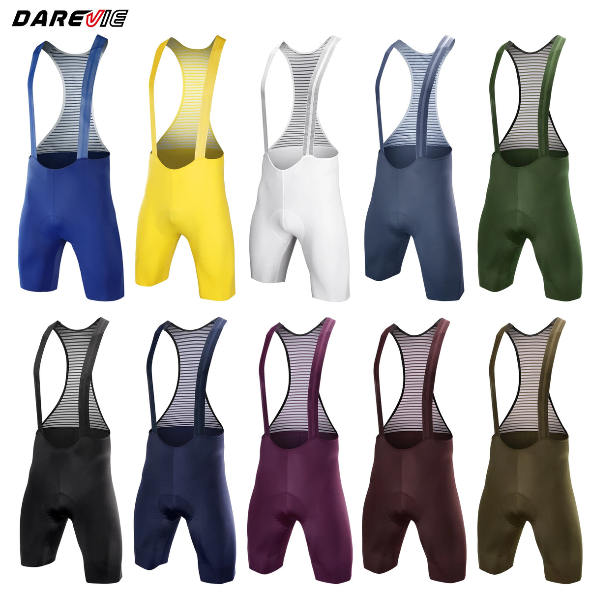Men's Seamless Cycling Bib Shorts 2.0 - PRO Level Performance for Men and Women