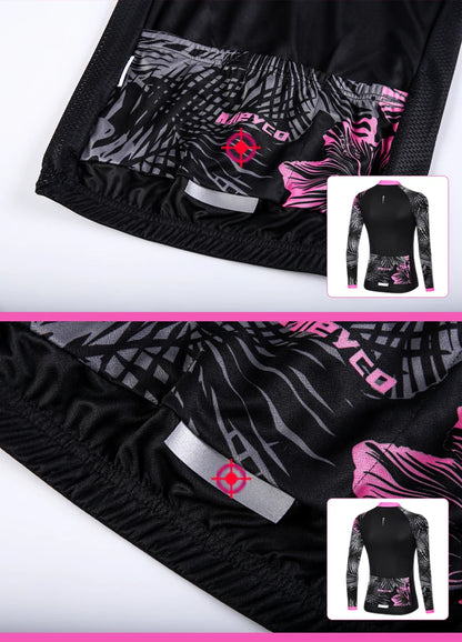 Women's Anti-UV Spring Cycling Set - Polyester Bicycle Apparel and Jersey for Cycling