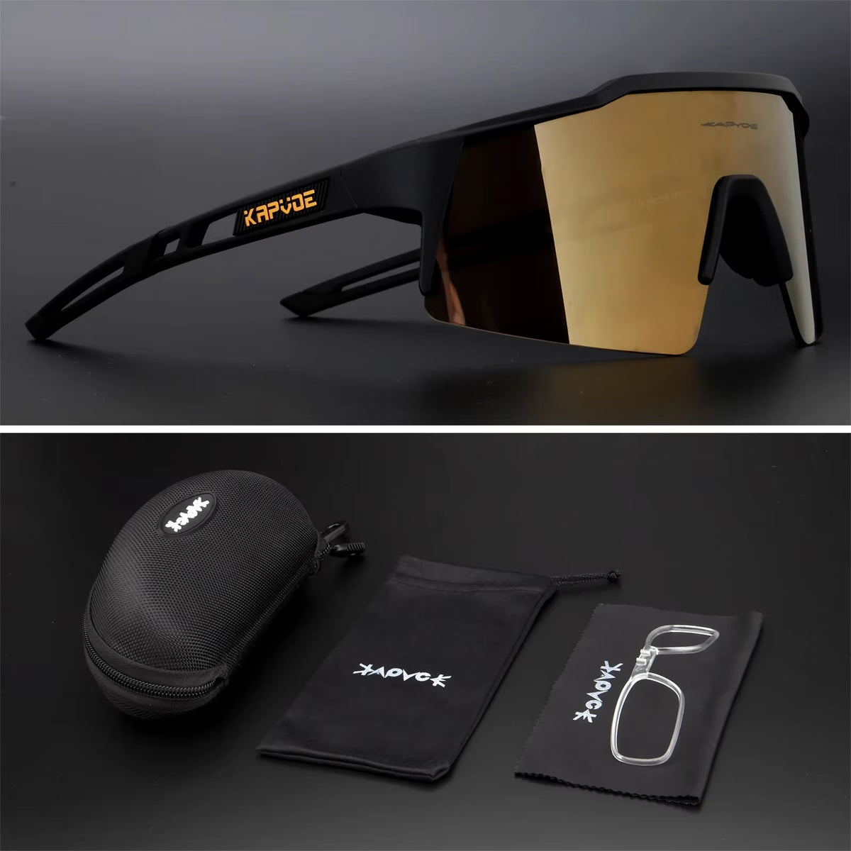 UV400 Men's Cycling Sunglasses - High-Performance MTB Eyewear for Outdoor Sports