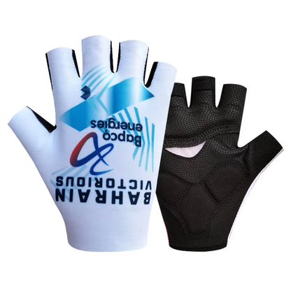 Pro Team 2026 Men's Breathable Cycling Gloves - Half Finger Anti-Slip MTB Bicycle Gloves for Road Cycling in UAE and Italy